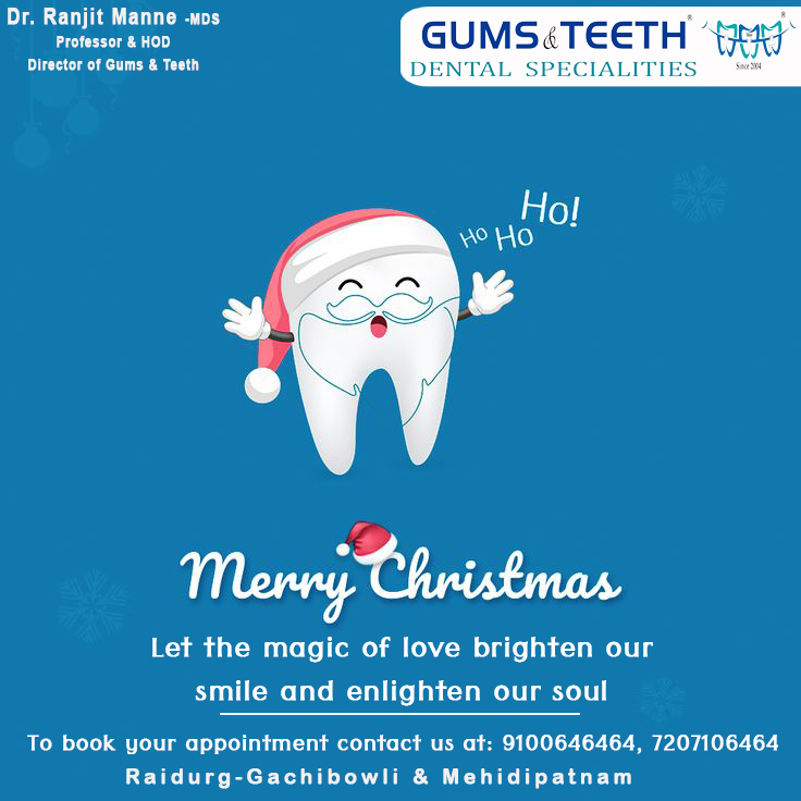 May your heart be #light, your #season #bright, and your #Christmas #merry and white. #Wishing you #joy, #love, and all the #magic of the #holiday #season!

#GumsandTeeth #DrRanjithManne #ChristmasCheer #SeasonsGreetings #JoyfulHeart #MerryAndBright #ChristmasMagic #HolidayLove