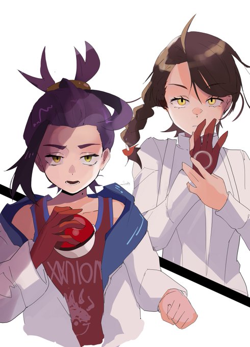 スグリと主人公
#ポケモンSV 