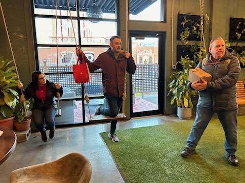 NABCEP's tweet image. Happy holidays from the @NABCEP family to yours! Check out some pics of us from our recent trip to The Yard in downtown #AlbanyNY

Holiday hours: 
12/22 - 12/26 = CLOSED
12/27 - 12/28 = OPEN
12/29 - 1/2/24 = CLOSED
1/3/24 = OPEN

#axethrowing #nabcep #HappyHolidays #HappyNewYear