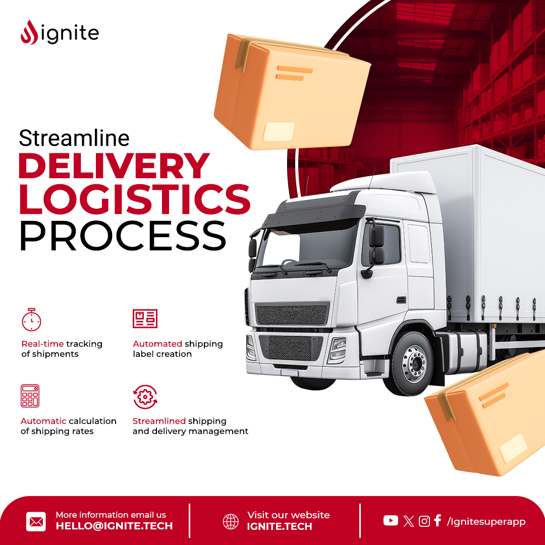 Effortlessly manage your shipping and logistics with Ignite. Deliver exceptional customer service and streamline operations. #ShippingManagement #LogisticsSolutions #Ignite #SuperApp