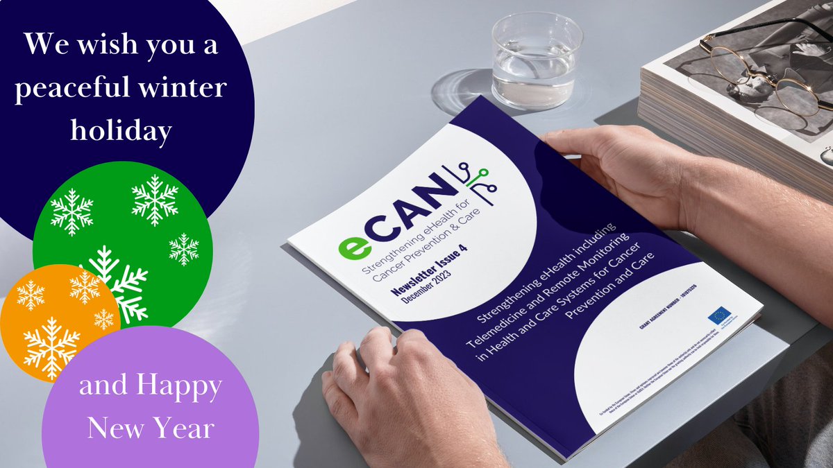 🌠 The holidays are almost here! To celebrate, we're releasing the last #newsletter of 2023. Interviews w/ @AndreasC466 (@EuropeanCancer) and @dimitrapanteli & @FlorianTille (@OBShealth), news highlights, events for 2024...📅 👇 ecanja.eu/newsletters/#f… #EU4Health #HealthUnion