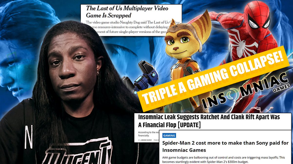 Triple A gaming has a problem and Insomniac just exposed it. #Wolverineleaks #InsomniacGames #insomniacleaks 

youtube.com/watch?v=En2Ic7…