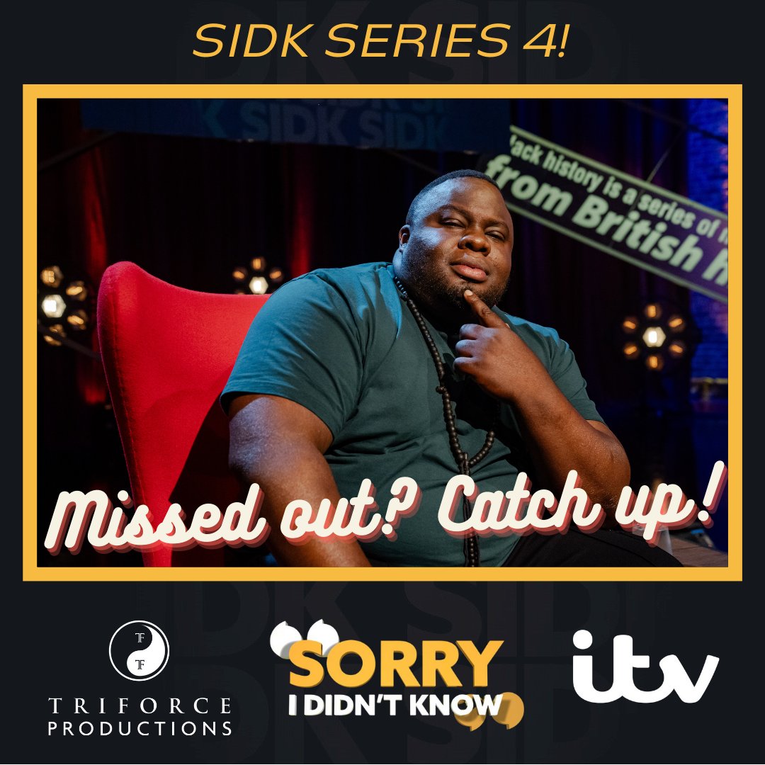 🎉START THE NEW YEAR WITH SIDK!🎉 @GrandmasterNabz wants you to tune in to ITVX and catch up on the BRAND NEW SERIES of Sorry, I Didn't Know! 🔗See #linkinbio #SIDK #SoonCome #BlackUK #BlackExcellence #UKBlackTalent #BlackBritish #AfroBritish #BlackInBritain