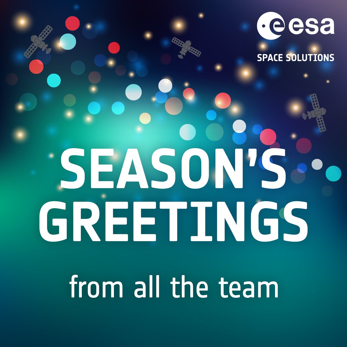 🎄 Season’s Greetings from all of us at ESA Space Solutions. We wish you a happy and restful winter break. Don't forget to follow us on LinkedIn to keep up with all our latest news and opportunities in 2024. ➡️ linkedin.com/showcase/space…