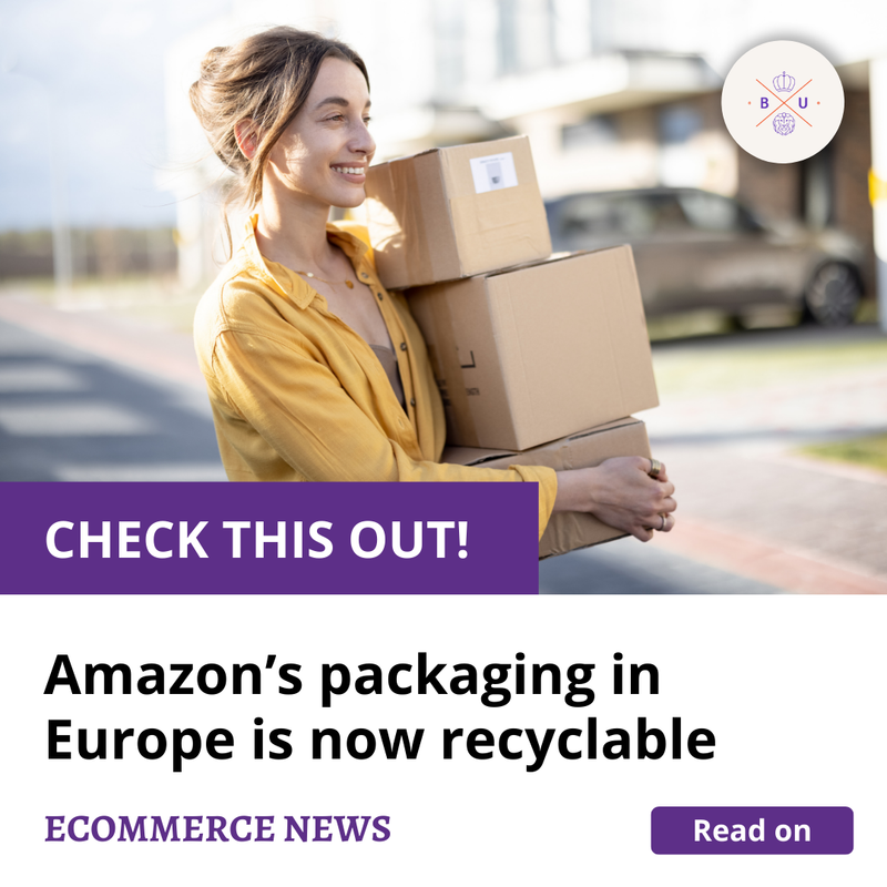 BeuniquenessLtd's tweet photo. 📦 "All boxes, bags and envelopes used by Amazon for deliveries in Europe are now recyclable." 

Learn how this can impact your own ecommerce store:
https://t.co/naV9mXU64O

#BeUniquenessUK #BeUniqueness #DigitalMarketing #EcommerceTrends #EcommerceBusiness https://t.co/wnSoQ9Eqbv