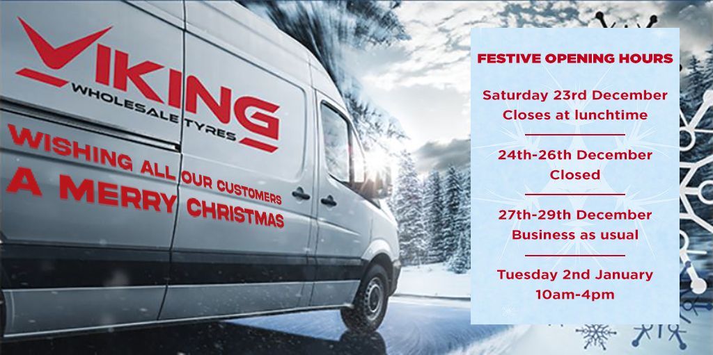 We wish all our customers a very 🎄 Merry Christmas 🎄 and hope you enjoy the festive period.

Login to your account at viking.co.uk or call 0845 205 55 16 to place your order.

#Christmas #Christmas2023 #Wholesale #Tyres #TyreDealers #Garages