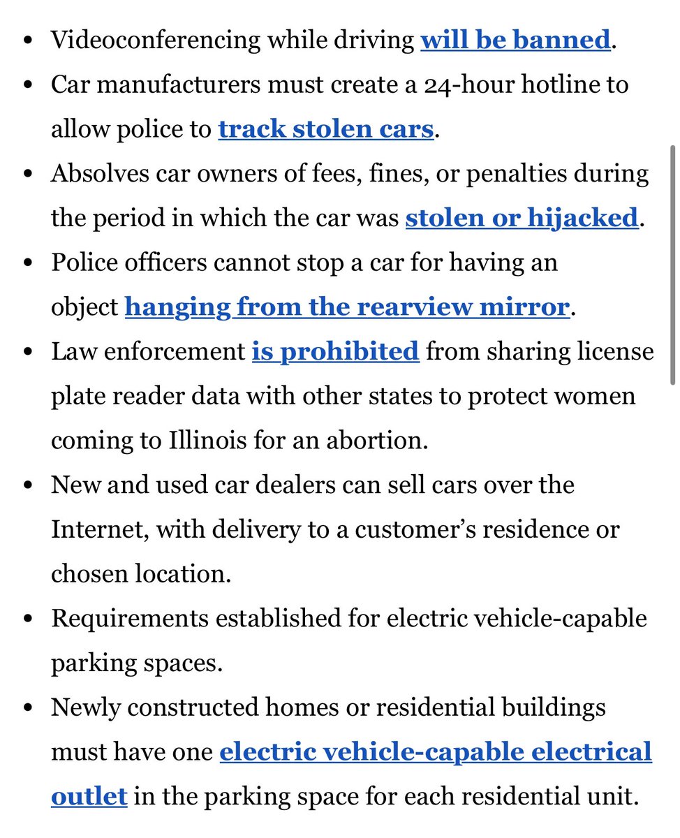 These new Illinois driving laws go into effect on January 1, 2024: