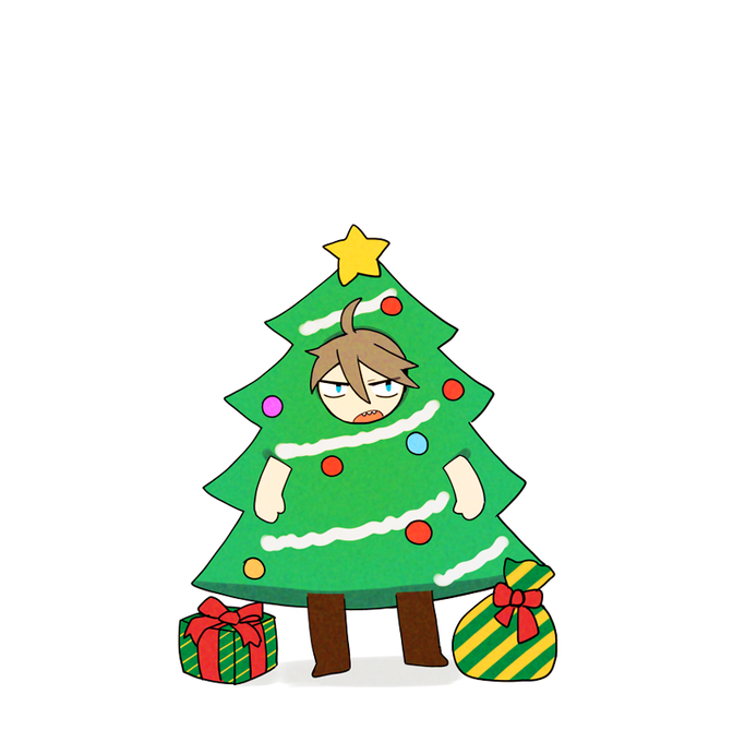 「brown hair christmas ornaments」 illustration images(Latest)