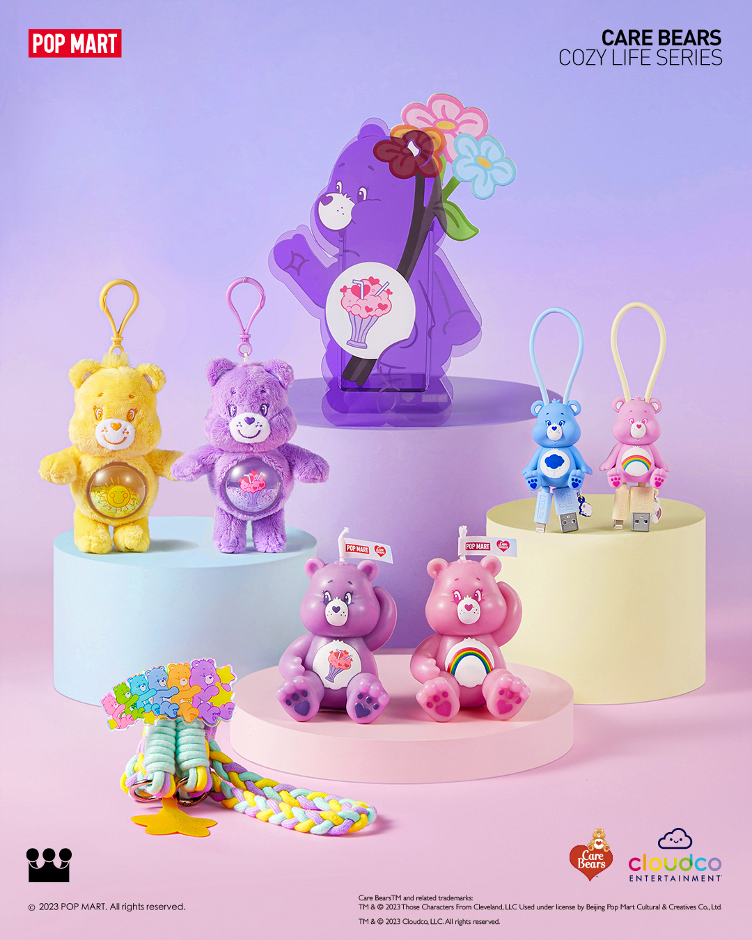 popmart Care Bears Cozy Life シリーズ ❶ POP MART Care Bears Cozy Life Series Assorted Confirmed | eBay