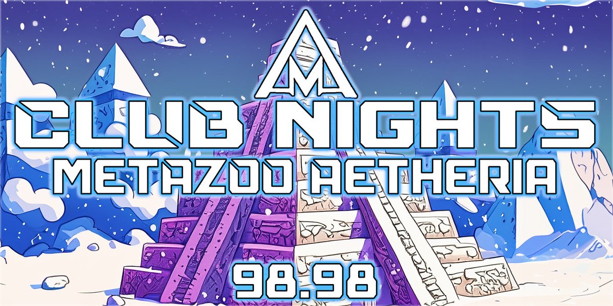 Get ready to jingle all the way tonight in @decentraland at @metazooxyz Temple Of Beats as we celebrate CLUB NIGHTS 118! Featuring a Christmas special back-to-back (track-for-track) performance by @zooweather and @CosyArtist!! ❄️🔊