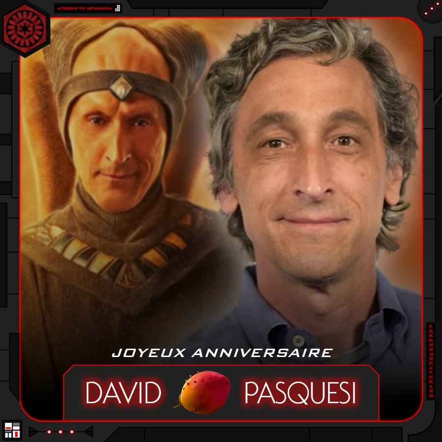 LTCoruscant's tweet photo. 𝐉𝐨𝐲𝐞𝐮𝐱 𝐚𝐧𝐧𝐢𝐯𝐞𝐫𝐬𝐚𝐢𝐫𝐞 𝐃𝐚𝐯𝐢𝐝 𝐏𝐚𝐬𝐪𝐮𝐞𝐬𝐢 !
L'acteur qui interprète le Majordome dans Le Livre de Boba Fett fête ses 63 ans aujourd'hui.
#LaTribunedeCoruscant #DavidPasquesi #Majordome #LeLivredeBobaFett https://t.co/Mt5dtYy6ek
