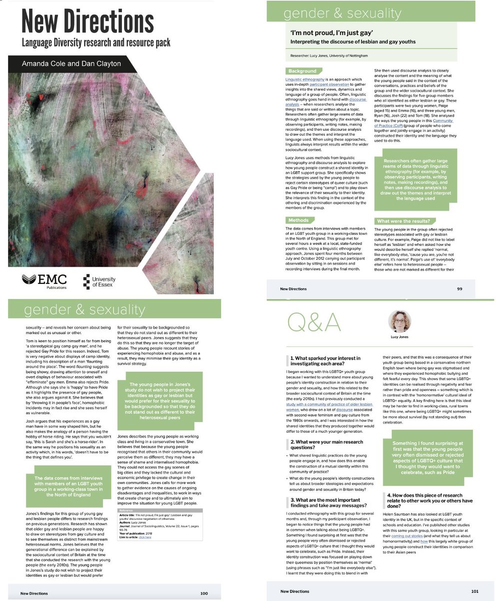 Dr Amanda Cole (@dramandacole) on Twitter photo It’s been LOADS of work but the <a href="/EngMediaCentre/">English & Media Ctr</a> *free resource* written by me and @EngLangBlog is now available!
> Summaries of >40 pieces of recent socioling research
> researcher Q&As
> activities
Hopefully useful for A Level Eng Lang and beyond!
englishandmedia.co.uk/publications-m… It’s been LOADS of work but the <a href="/EngMediaCentre/">English & Media Ctr</a> *free resource* written by me and @EngLangBlog is now available!
> Summaries of >40 pieces of recent socioling research
> researcher Q&As
> activities
Hopefully useful for A Level Eng Lang and beyond!
englishandmedia.co.uk/publications-m…