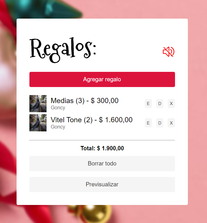 goncy's tweet photo. #adviency Día 22: Levantemos el espíritu navideño agregando un sonido navideño de fondo. No tan alto, tiene que estar deshabilitado por defecto y el usuario puede habilitarlo. https://t.co/bKjyfyd5v1
