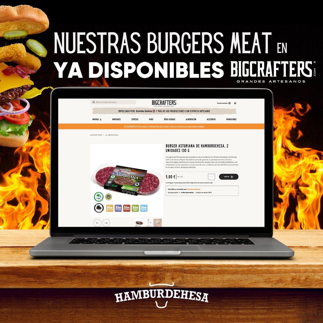 Hamburdehesa (@hamburdehesa) on Twitter photo 🍔✨ ¡NOTICIÓN!
Nuestras deliciosas Hamburdehesas ahora forman
parte del market de <a href="/bigcrafters/">Bigcrafters.com</a>💥
¡Visita la web y descubre el sabor único que nos hace
parte de la #ComunidadBigcrafters!
bigcrafters.com/vendedores/ham…
#Hamburdehesa 🍔✨ ¡NOTICIÓN!
Nuestras deliciosas Hamburdehesas ahora forman
parte del market de <a href="/bigcrafters/">Bigcrafters.com</a>💥
¡Visita la web y descubre el sabor único que nos hace
parte de la #ComunidadBigcrafters!
bigcrafters.com/vendedores/ham…
#Hamburdehesa