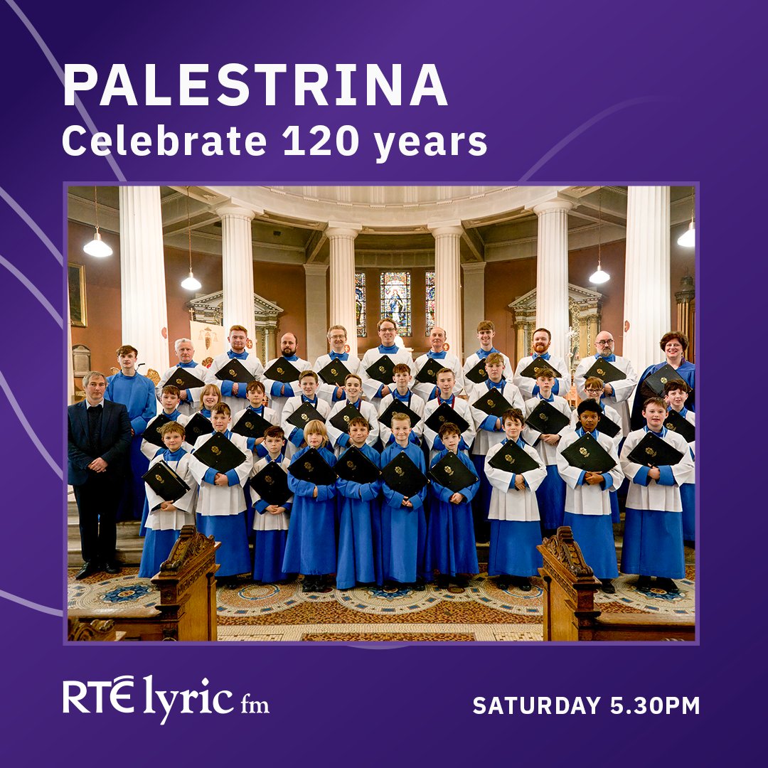 The @PalestrinaChoir has grown into a much loved and respected institution and are delighted to be celebrating 120 years of excellence in music. Paul Herriott chats to choral director @BlanaidMurphy and we hear the choir perform a new commission by Irish composer @SeanDComposer