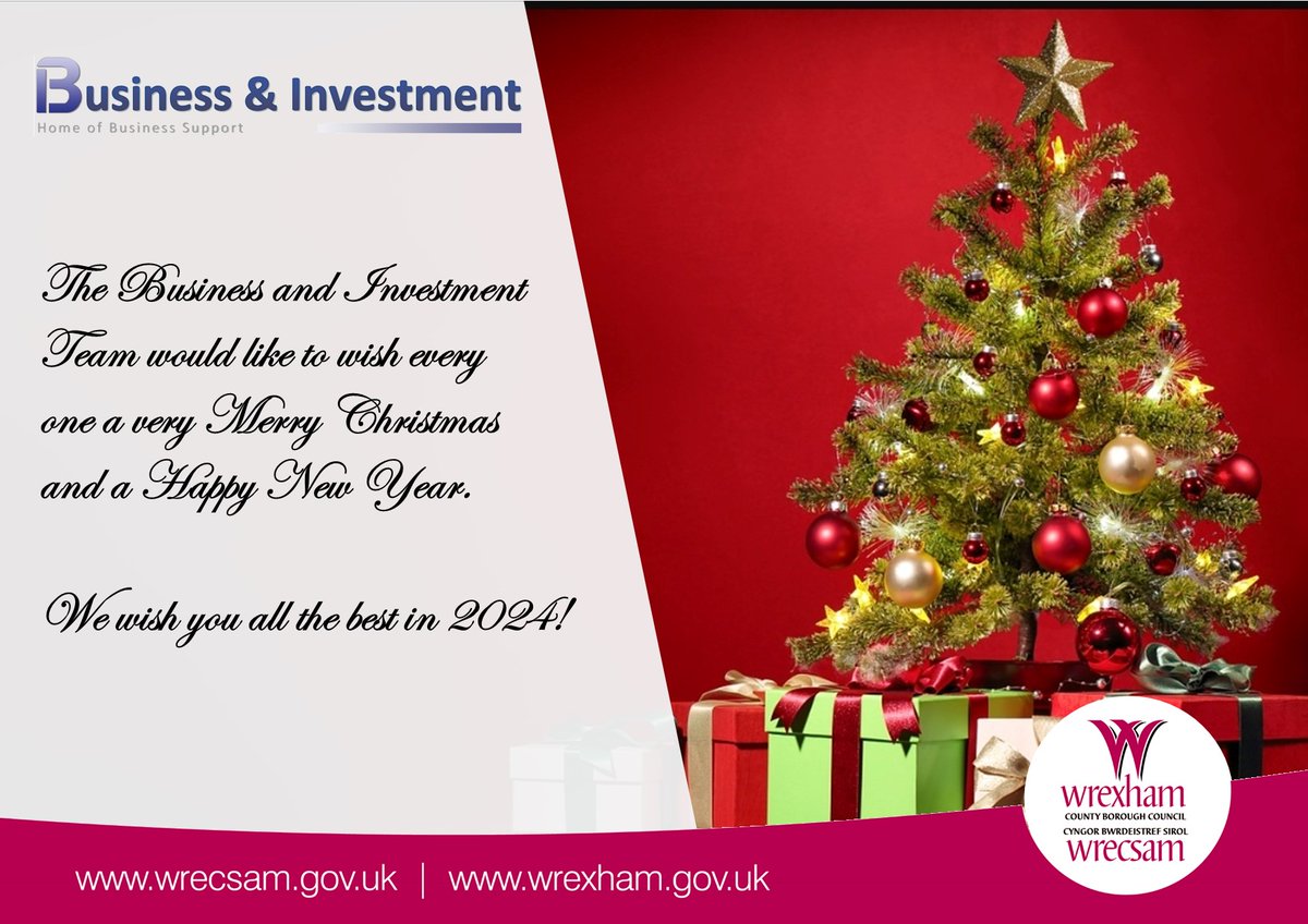 Business and Investment - Wrexham Council (@WxmBizSupport) on Twitter photo 2023-12-22 13:40:18