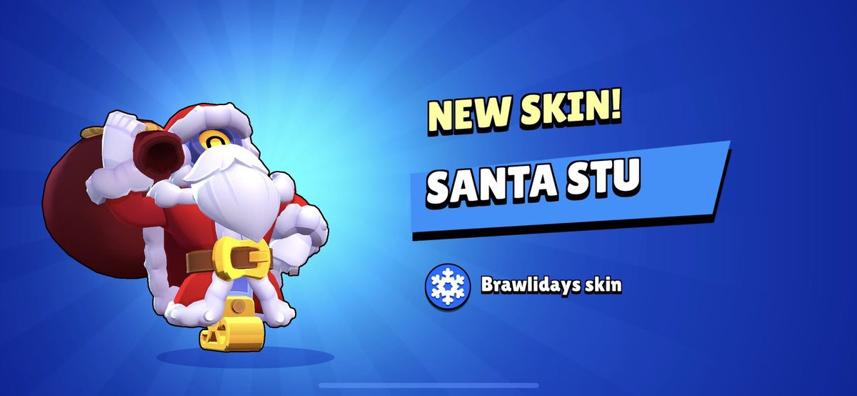 🎄Brawl Stars Giveaway!🎄
🎄6️⃣ Santa Stu Skin + Pin + Profile Icon 🎄
❓How to win?❓

🎅Follow Me Like and Retweet!!🎅

Winners in 7 days! I'll contact you here on twitter/X by DM!!!

#SantaStu #BrawlStars #GiftedBySupercell #haplo80