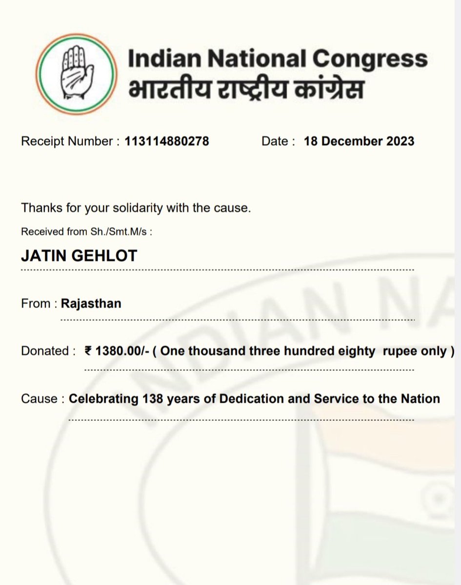 jatingehlotINC's tweet image. I have brought the start, you bring the next level!

Let&apos;s do this

donateinc.net
#DonateForDesh #donatefordemocracy
#donateforinc