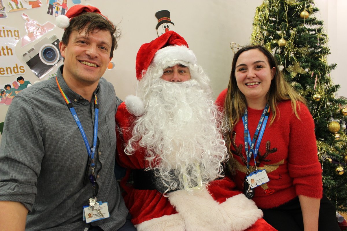 Staff and patients at the Cavell Centre in Peterborough were treated to a special visitor this week. Santa Claus was the guest of honour at a party organised by Rob Ellis, Occupational Therapist Advanced Practitioner, and Hannah Morrow, Ward Manager.