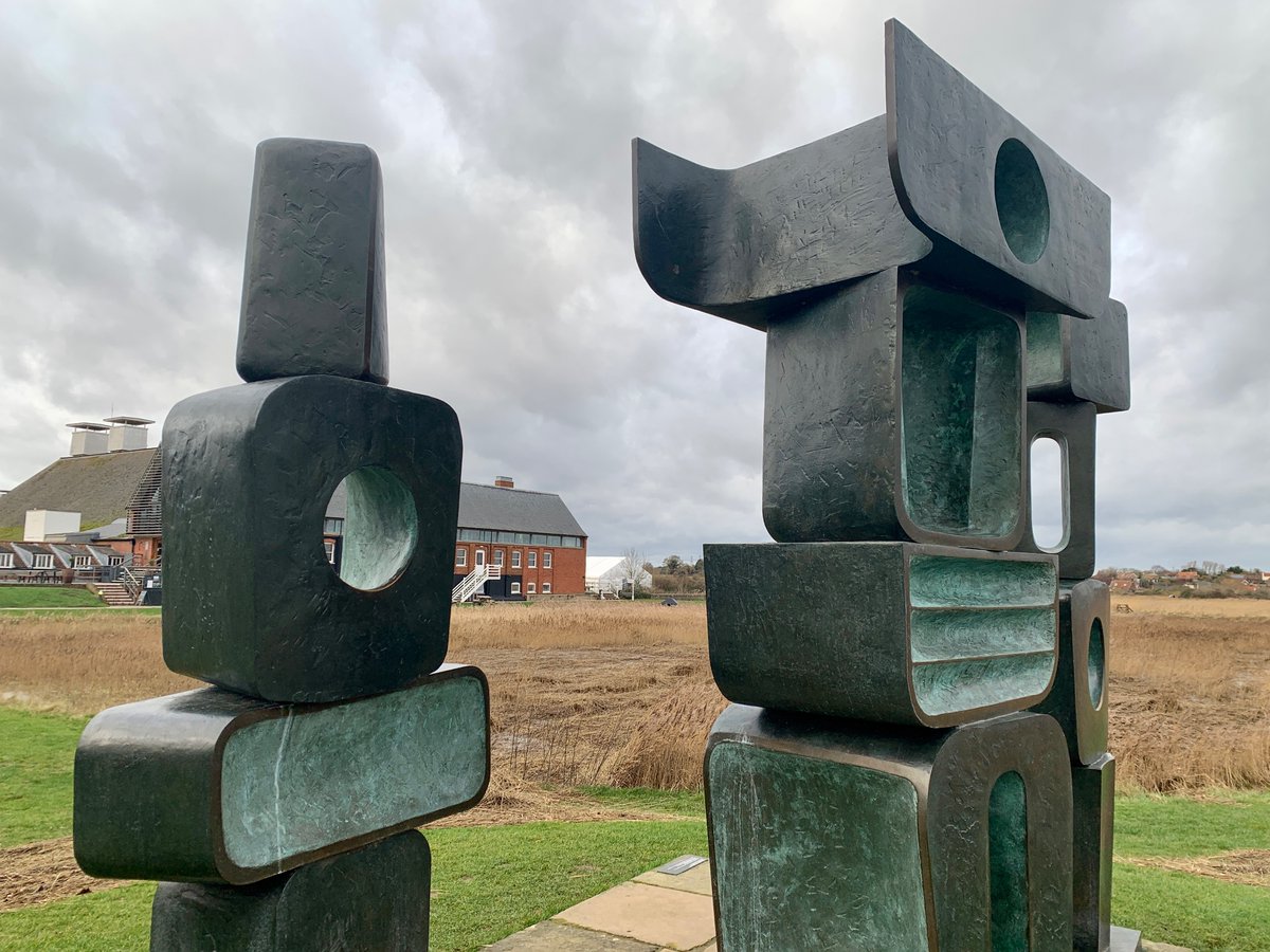 ‘The family of man’ by #BarbaraHepworth 1970 at #SnapeMaltings #Suffolk