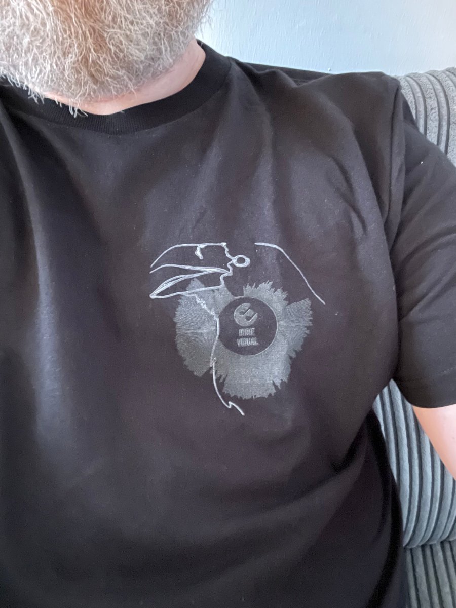 New Tee from the lovely folks at @VidualIndie inspired by the music from the band @ourinvention on the @fogandlime label #sustainablefashion #smallbusinessuk #Music #ai