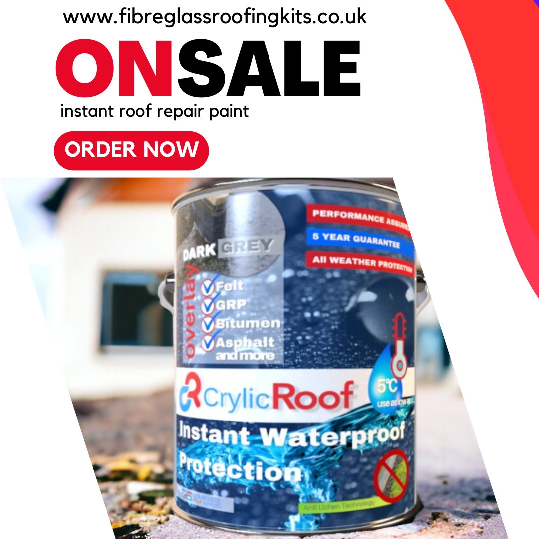 This black 10kg liquid roof seal is perfect for repairing your shed roof! 🏠🌧️ Its versatile formula works on various surfaces like felt, asphalt, and even asbestos. 🛠️🌈 Grab it from fibreglassroofingkits.co.uk/product-catego… and enjoy a leak-free roof for #roofrepair! #DIY #homeimprovement