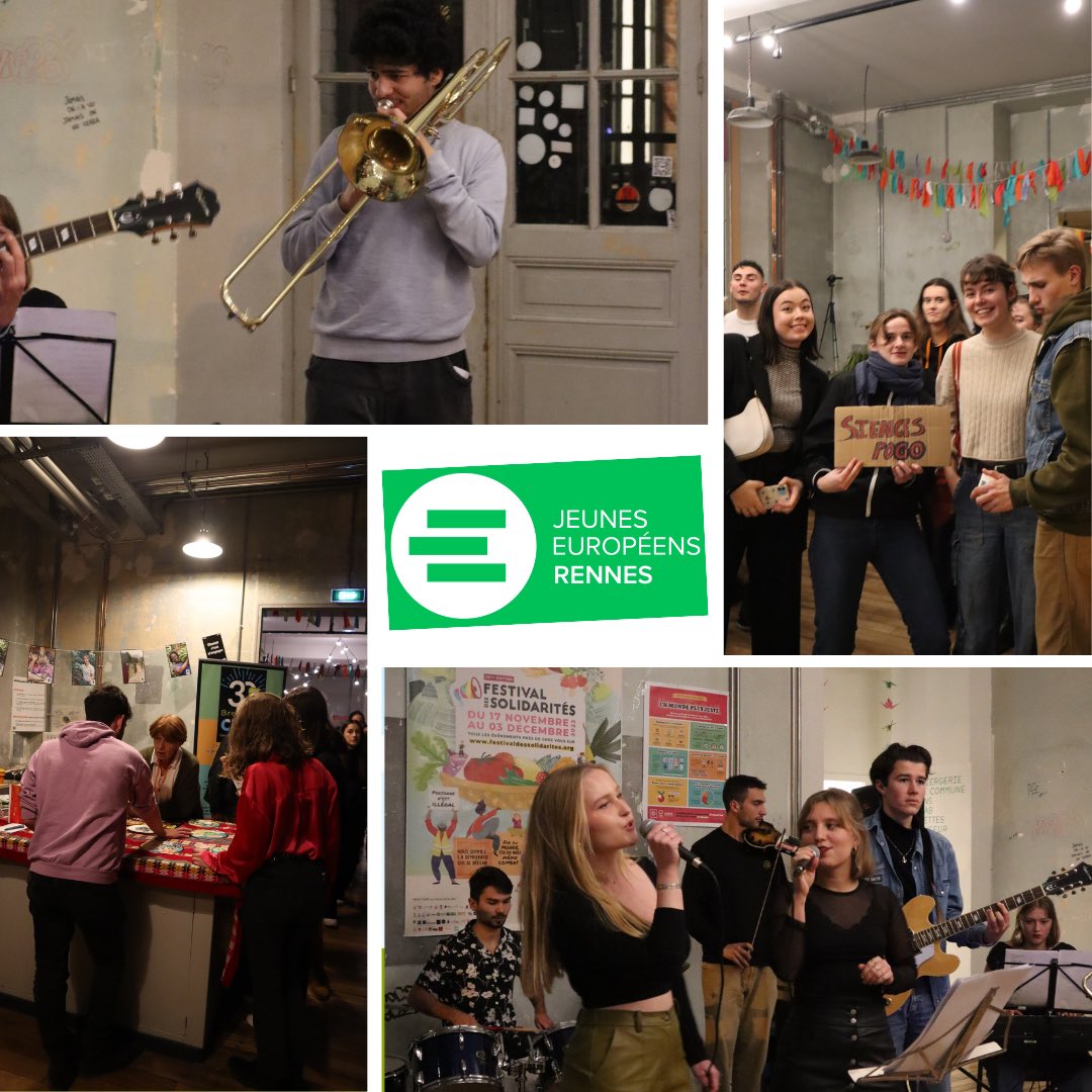 Le 22 novembre dernier, nous étions  ravis d’organiser avec @associationxylm @mir_rennes @coptrotter @thesheltersband <a href="/fairequitable/">FAIRe</a> @bretagnecens le Festifood à l’Hôtel Pasteur de Rennes dans le cadre du Festisol. 

Merci à tous d’être venus si nombreux💚