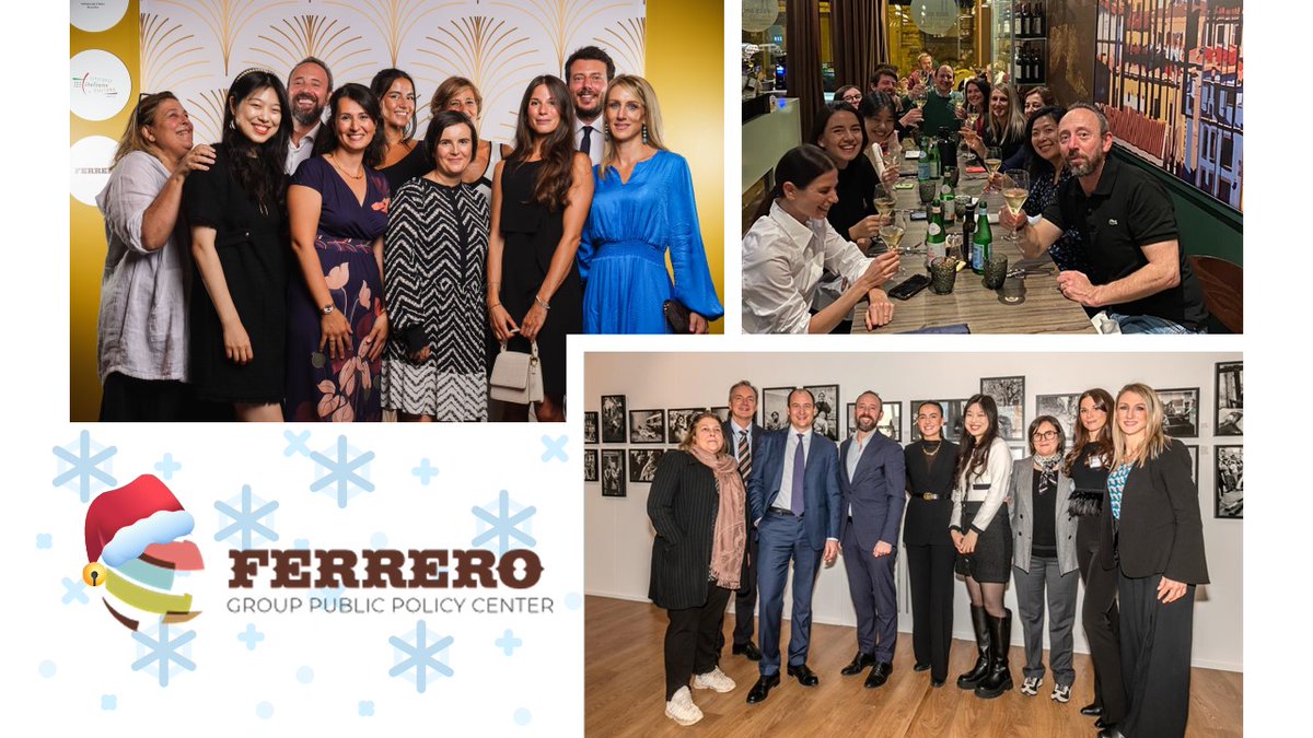 Merry Christmas and Happy New Year from the Ferrero Group Public Policy Center!🎄🧑‍🎄🥂