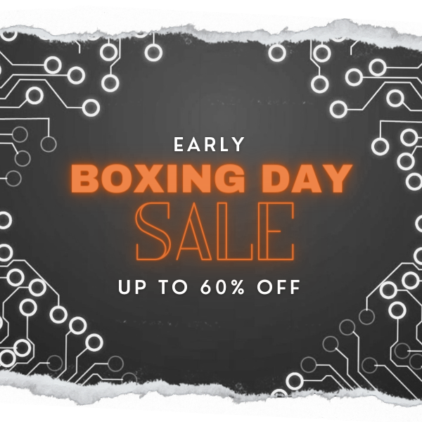 Ready for early Boxing Day deals? Save up to 60% at RobotShop from Dec 22 - Jan 3! 🤖✨ Free shipping on orders over $100. Don't miss out! Shop now: bit.ly/41uVlKX #BoxingDaySale #TechDeals #NewYearNewTech #RobotShop