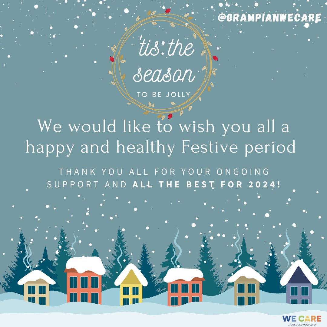 The team would like to take a moment to thank all teams for their support over the past year & to wish you all a wonderful festive period. Look forward to seeing you all refreshed in the New Year! Here's to 2024! @NHSGrampian @NHSG_RACH @DrGrays_Elgin @HSCAberdeen @HSCPshire