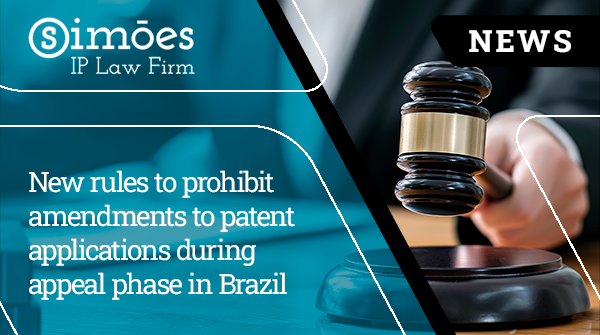simoesip's tweet image. The Brazilian PTO has announced that amendments to patent applications in the appeal phase will be prohibited as from April, 2024.

Our firm strongly disagrees with this new understanding and will act together with our clients.

For more, contact us at international@simoes-ip.com