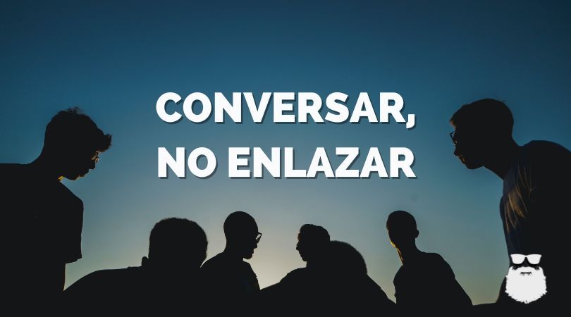 Conversar, no enlazar via <a href="/CalvoConBarba/">Calvo Con Barba</a> . Interesante post sobre como nos afecta la inclusión de enlaces en las métricas de redes sociales buff.ly/41jf4xa