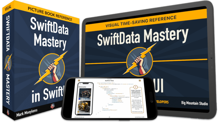 BigMtnStudio's tweet photo. 🎄Lots done on SwiftData Mastery book this week:
1️⃣ First Example chapter rewritten for clarity.
2️⃣Mock Data chapter rewritten.
3️⃣All @Models now show the mock data code too.
4️⃣New Chapter: Using Observables
5️⃣@Query chapter rewritten
👉https://t.co/yYXgOUPx9p https://t.co/LNGsptlW8L