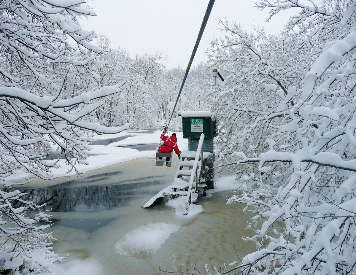 Join us beginning December 26 for our #12DaysofWinterScience X polls and test your skills on our amazing winter and holiday-themed science! ❄️

#winter #streamgage @USGS_Water