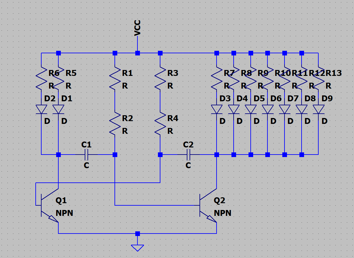 女は…こんな感じの回路を…
ちゃんと問題なく点灯するように直して欲しいの…

そして適切な部品を
一緒に選んで欲しいの……

それが答え…
