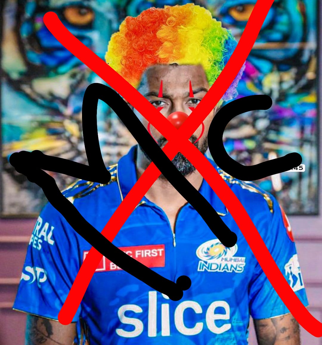 Only Rohit Sharma fans are allowed to like and retweet this drawing post .

1 like = 10 slaps on pandya
1 repost = 100 slaps on Mdc pandya

GANDU MUMBAI CHAPRI PANDYA