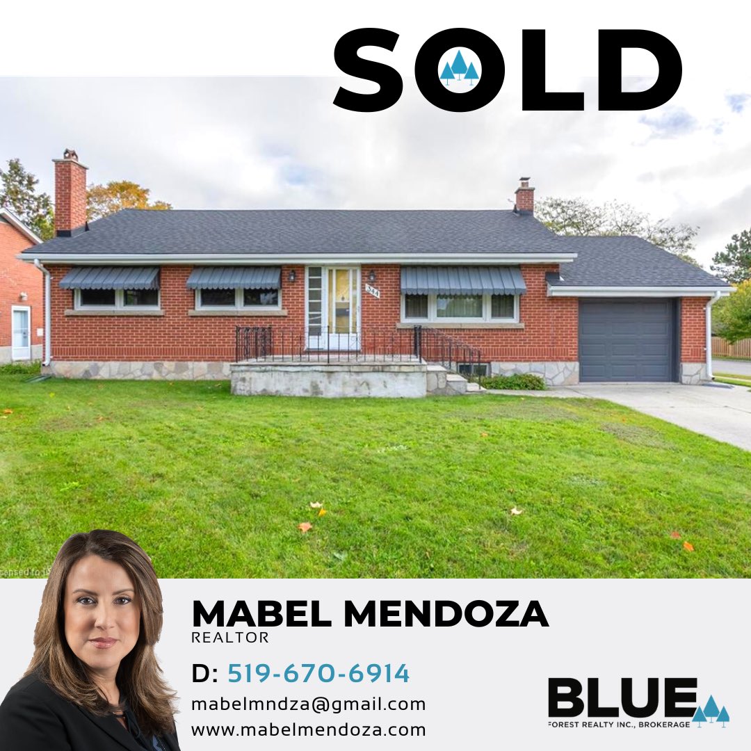 SOLD FIRM! Tough negotiations but it’s done. 

#londonontario #blueforestrealty #bungalow #realtorlondonontario #lndont #sold #sellersagent