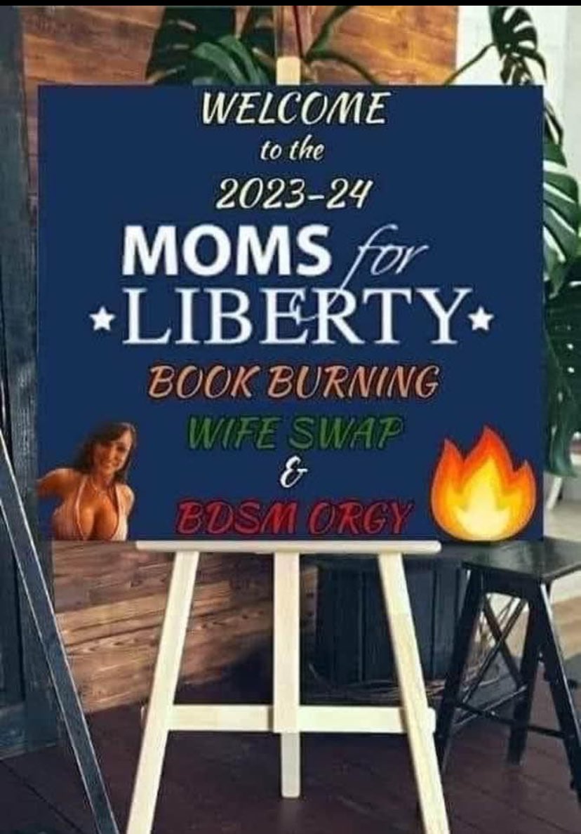 Moms for Liberty…one stop shopping! 😂