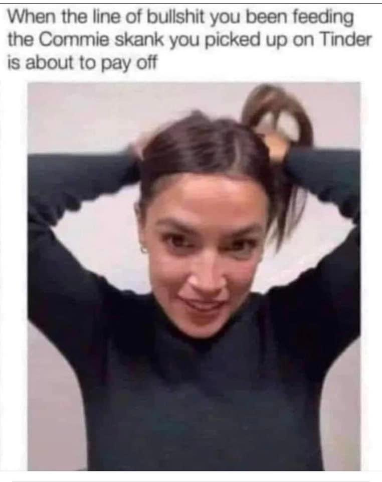 rickhoffep1's tweet image. Meme of the Day: #tinder #AOCs #AOC @AOC #tcnt @JonJustice #Trump2024 #socialmedia 😂😂😂😂
