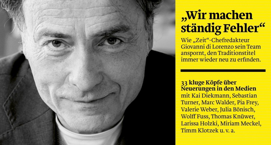 Fürchtet euch nicht! Giovanni di Lorenzos besonderer Umgang mit Fehlern: kress.de/news/beitrag/1… #Medien #Führungskräfte #Publishing #Journalismus #Digital #Innovation @DIEZEIT @WiegandKressPro @zeitverlag