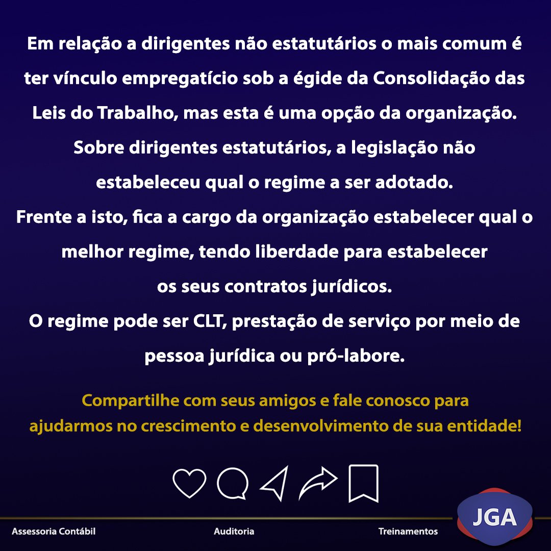 JGA3Setor's tweet image. Arraste para o lado para saber mais. Compartilhe com os colegas da área!
Fonte: Abong

#remuneracaodedirigentes #terceirosetor #3setor