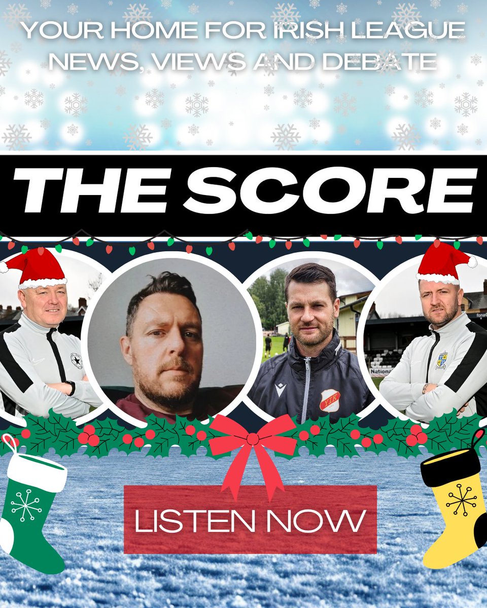 The Score (@thescoreni) on Twitter photo ๐จOUT NOW๐จ
Our last show of 2๏ธโฃ0๏ธโฃ2๏ธโฃ3๏ธโฃ
โ๏ธ Thoughts on big festive fixtures & transfer talk with <a href="/stevenrcrawford/">Steven Crawford</a>
๐ <a href="/thommystew/">Thomas Stewart</a> on life as a manager in ๐ธ๐ช & Boxing Day predictions
๐We chat to Steel & Sons finalists <a href="/CrumlinStarFC/">Crumlin Star Football Club๐โญ</a> & <a href="/ComberRecFC/">Comber Rec FC</a>
Listen:
anchor.fm/thescoreni/epiโฆ ๐จOUT NOW๐จ
Our last show of 2๏ธโฃ0๏ธโฃ2๏ธโฃ3๏ธโฃ
โ๏ธ Thoughts on big festive fixtures & transfer talk with <a href="/stevenrcrawford/">Steven Crawford</a>
๐ <a href="/thommystew/">Thomas Stewart</a> on life as a manager in ๐ธ๐ช & Boxing Day predictions
๐We chat to Steel & Sons finalists <a href="/CrumlinStarFC/">Crumlin Star Football Club๐โญ</a> & <a href="/ComberRecFC/">Comber Rec FC</a>
Listen:
anchor.fm/thescoreni/epiโฆ