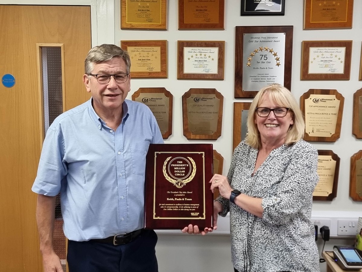 Franchise (@ukfranchising) on Twitter photo For nearly two decades, Paula and Keith Boyce have been the dynamic duo behind the <a href="/MinutemanIntl/">Minuteman Press Franchise</a> franchise in King's Lynn, Norfolk, UK. Read their latest interview where they share key lessons learned & growth insights for 2024 >> bit.ly/3NDLMnc For nearly two decades, Paula and Keith Boyce have been the dynamic duo behind the <a href="/MinutemanIntl/">Minuteman Press Franchise</a> franchise in King's Lynn, Norfolk, UK. Read their latest interview where they share key lessons learned & growth insights for 2024 >> bit.ly/3NDLMnc