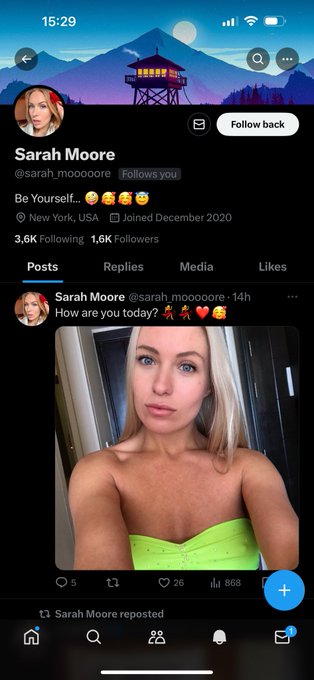 Yeah, @sarah_mooooore  be yourself , not me ! https://t.co/1UkrCXxo3Q<a class="tags" target="_blank" title="On Twitter" href="/?out=eyJ0eXAiOiJKV1QiLCJhbGciOiJIUzUxMiJ9.eyJpYXQiOjE3MjA4MTM4MTAsImlzcyI6InR3cG9ybnN0YXJzLmNvbSIsIm5iZiI6MTcyMDgxMzgxMCwiZXhwIjoxNzUyMzQ5ODEwLCJyZWRpcmVjdF91cmwiOiJodHRwczovL3R3aXR0ZXIuY29tL3NhcmFoX21vb29vb3JlIn0.D4UVSyLTpe5eulHc23miAFEkDclPNK6wkvjat_E13P44vGEv3cLkMjmOi89vZCi3M1V426XglYIwmECqyqnfzw">@sarah_mooooore</a>