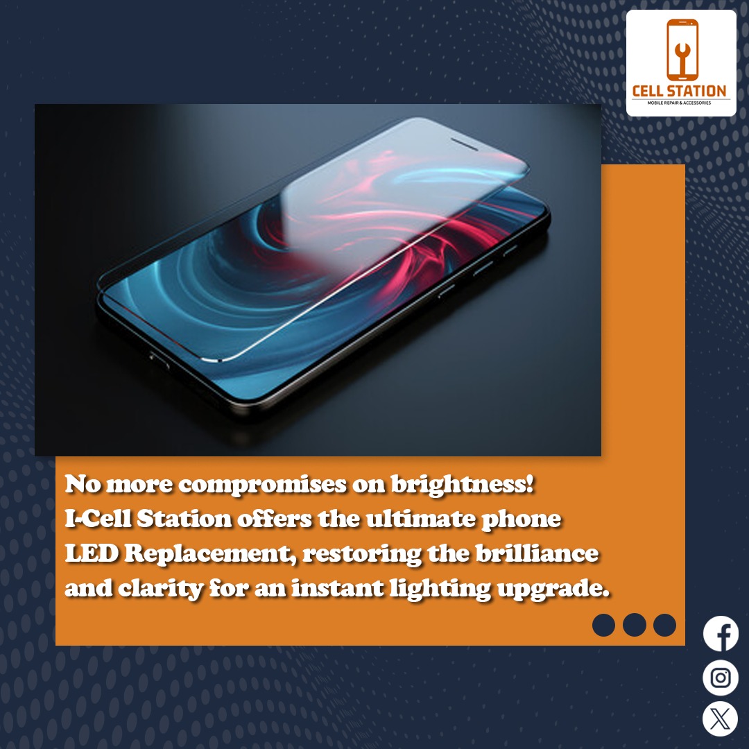 ICellStation1's tweet photo. No more compromises on brightness! I-Cell Station offers the ultimate phone LED Replacement, restoring the brilliance and clarity.

Call us Now: 215 939 3933
#Cell #Station #cellphone #restoring #brilliance #clarity #lighting #upgrade #brightness #ledreplacement #fridaymood https://t.co/nIS2FzCpjB