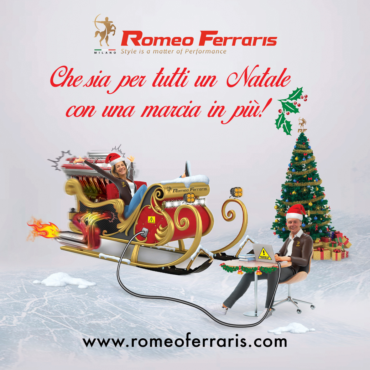 Auguri di Buon Natale da tutto il Team Romeo Ferraris!🎄🎁 ❄️
.
#romeoferraris #natale2023 #christmas #christmas2023