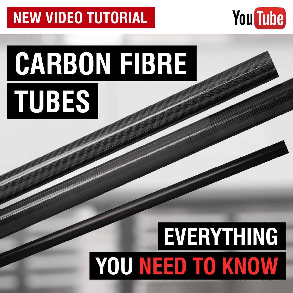 Another composites tutorial released into the wild! Check out this deep-dive into the different types of carbon fibre tube and how to choose the right one for your project: youtube.com/watch?v=FNM-d5…