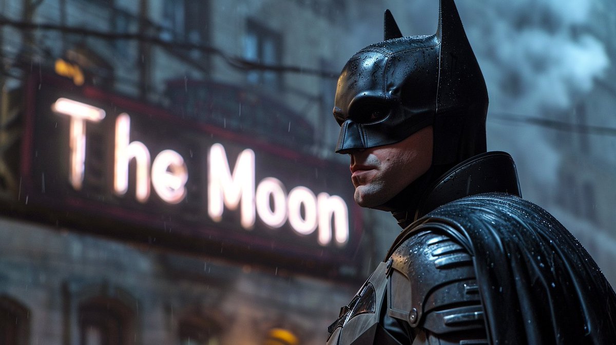 Even Batman knows where we're goin'