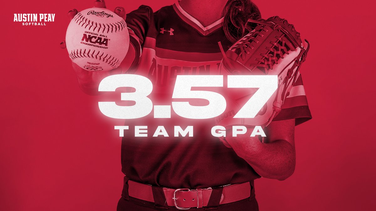 Congrats to our team on a great semester in the classroom! Over 90 percent of our squad posted at least a 3.0 GPA!🎩🥎

#LetsGoPeay