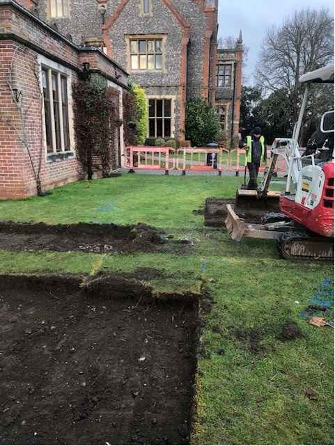 RBCSGrounds01's tweet photo. Its been a busy Christmas week in the Grounds &amp; Maintenance Dept. Marking out football pitches, building new sleeper benches and improvements to the landscaping around the school. Merry Christmas to all ! @ReadingBlues https://t.co/YPnTRDnvKn